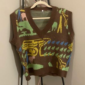 Safari Sweater Vest